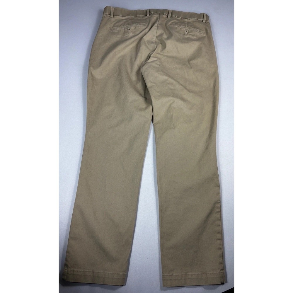 GAP Slim Fit Chino Pants Men 34x30 Tan Khaki Casual Office Cotton Blend